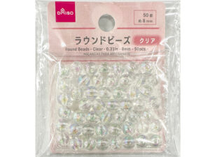 ラウンドビーズ（クリア、５０個） ダイソー(DAISO)