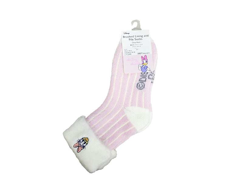 裏起毛パイルソックス、ＰＫ（デイジーダック） ダイソー(DAISO)