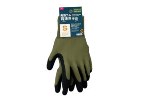 発泡ゴム背抜き手袋（モスグリーン、Ｓ） ダイソー(DAISO)