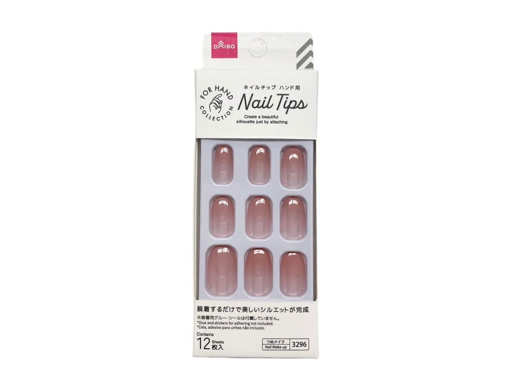 ネイルチップ（ハンド、グラデーションピンク） ダイソー(DAISO)