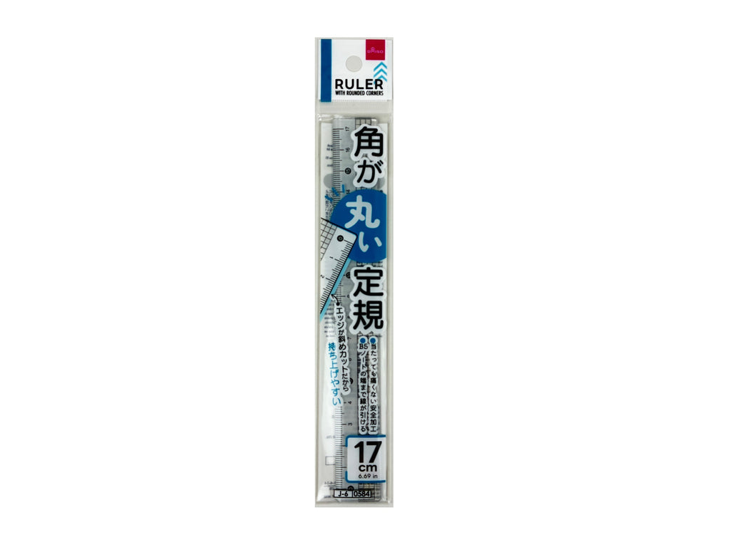 角が丸い定規 ダイソー(DAISO)