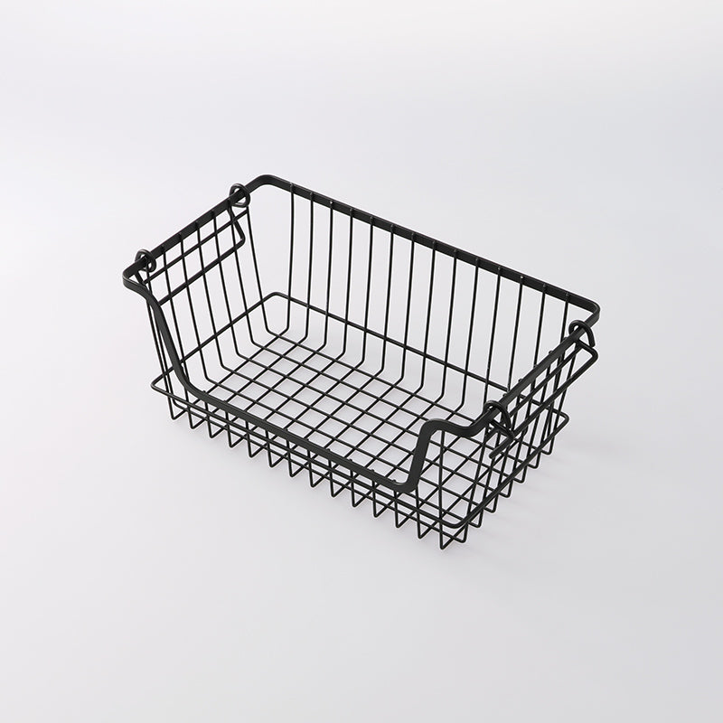 ワイヤースタッキングバスケット（ＢＫ） ダイソー(DAISO)