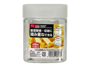 スタッキングできるキャニスター（角） ダイソー(DAISO)