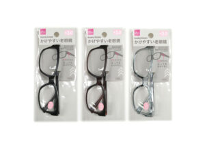 バネ付老眼鏡（ボストン、３度数） ダイソー(DAISO)