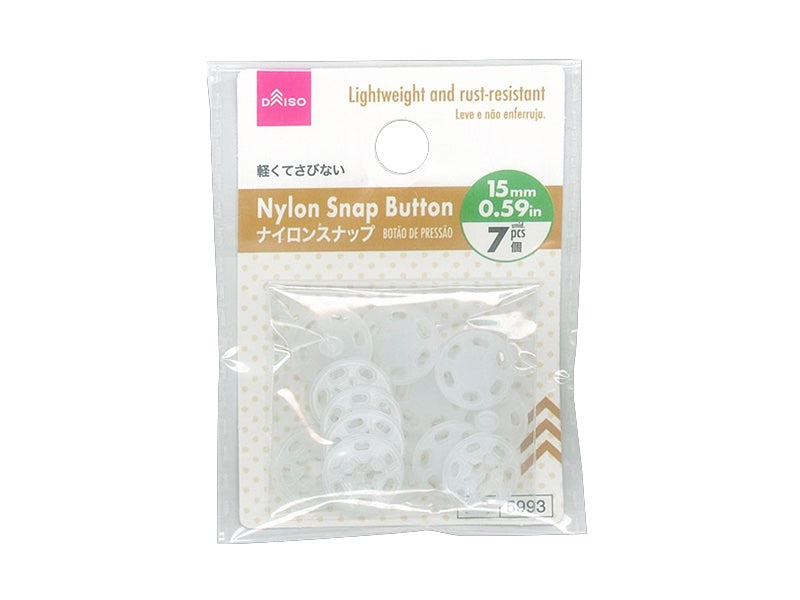 ナイロンスナップ（７個） ダイソー(DAISO)