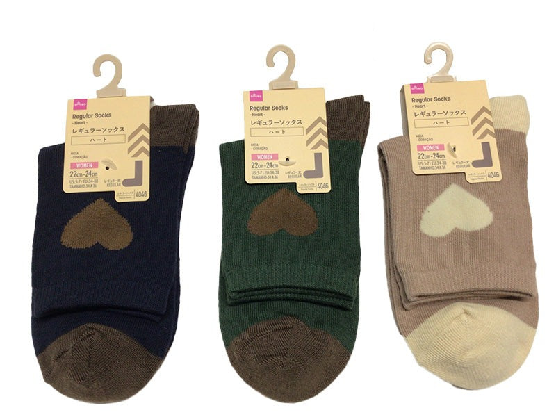 レギュラーソックス（ハート） ダイソー(DAISO)
