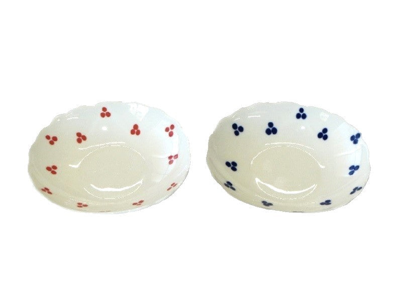 楕円小皿（三ツ輪） ダイソー(DAISO)