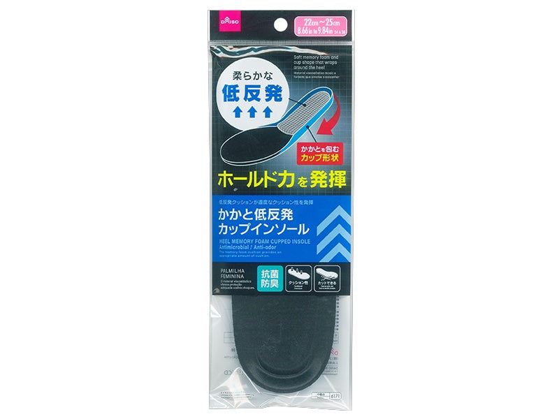 抗菌防臭かかと低反発カップインソール ダイソー(DAISO)