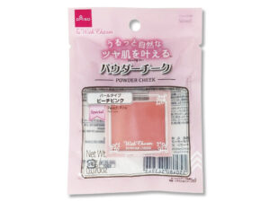 ＆．ＷｉｔｈＣｈａｒｍ パウダーチーク ピーチピンク ダイソー(DAISO)