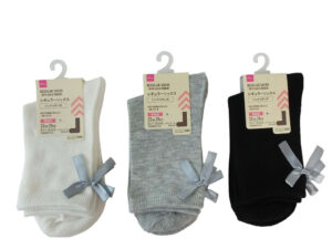レギュラーソックス（レディース、バックリボン付） ダイソー(DAISO)