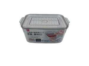キッチン透明冷蔵庫容器（メッシュトレー付） ダイソー(DAISO)