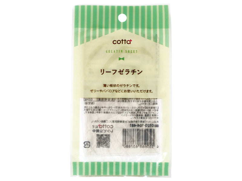 ドウシシャ リーフゼラチン ３枚 ダイソー(DAISO)