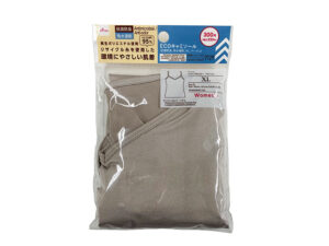 ＥＣＯキャミソール（抗菌防臭、吸水速乾、ＸＬ、ベージュ） ダイソー(DAISO)