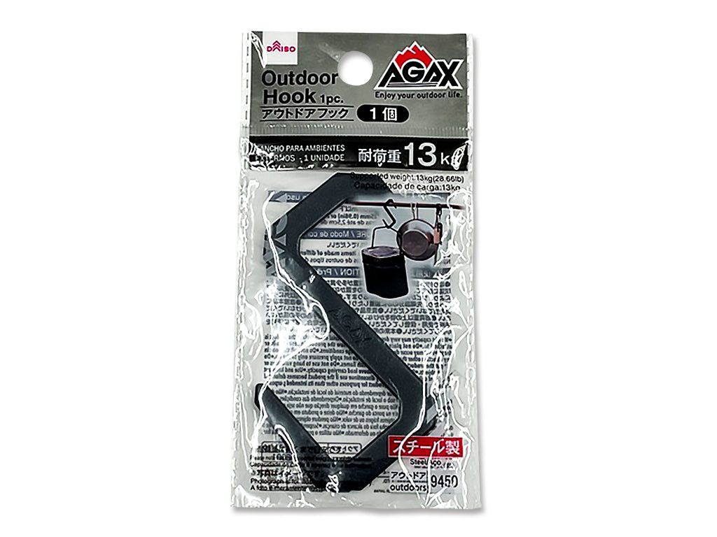 アウトドアフック（ＡＧＡＸ、１個） ダイソー(DAISO)