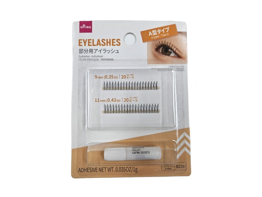 アイラッシュ（部分用、接着剤付、Ａ型タイプ） ダイソー(DAISO)