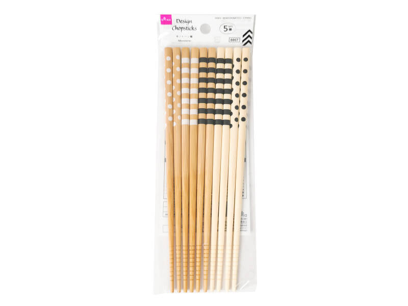 箸（モノトーン、５膳） ダイソー(DAISO)