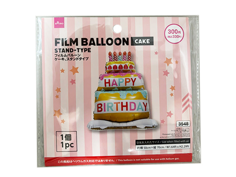 フィルムバルーン（ケーキ、スタンドタイプ） ダイソー(DAISO)