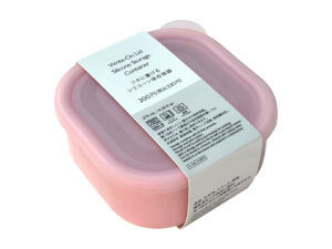 フタに書けるシリコーン保存容器 ダイソー(DAISO)