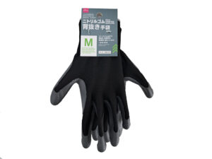 ニトリルゴム背抜き手袋（Ｍ） ダイソー(DAISO)
