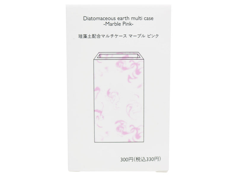 珪藻土配合マルチケース（マーブル、ＰＫ） ダイソー(DAISO)