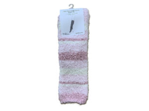 ふわふわ太モールハイソックス（ボーダー、ＰＫ） ダイソー(DAISO)