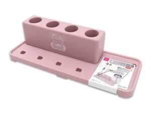 歯ブラシスタンド（オリーブ、ドーンピンク） ダイソー(DAISO)