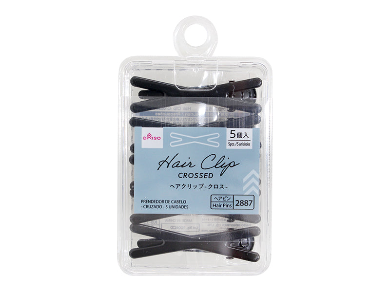 ヘアクリップ（クロス、５個） ダイソー(DAISO)