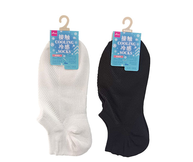 接触冷感ソックス（レディース、ベリーショート丈） ダイソー(DAISO)