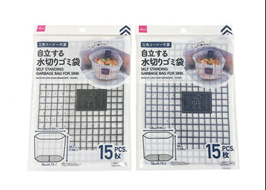 自立する水切りゴミ袋（１５枚） ダイソー(DAISO)