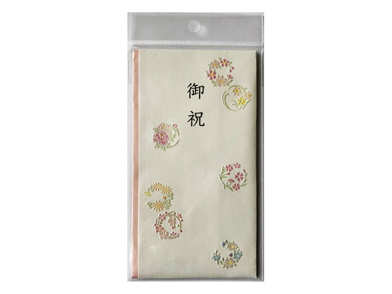 本多当折り（花紋柄、御祝） ダイソー(DAISO)