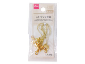ストラップ金具（ゴールドカラー、８個） ダイソー(DAISO)