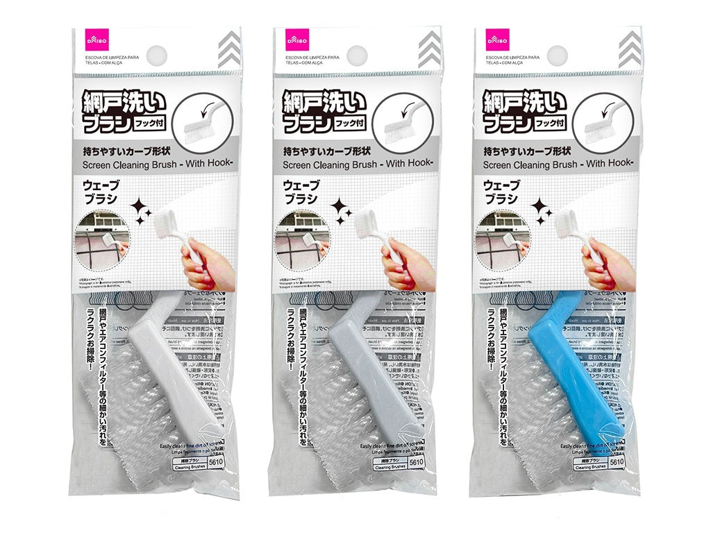 網戸洗いブラシ（フック付） ダイソー(DAISO)