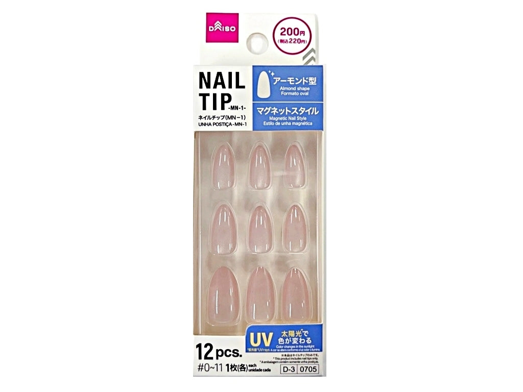 ネイルチップ（ＭＮ－１、１２枚） ダイソー(DAISO)