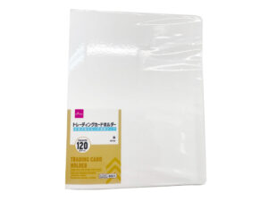 トレーディングカードホルダー（１２０ポケット、白） ダイソー(DAISO)