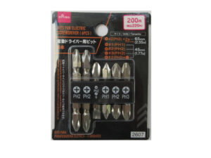 電動ドライバー用ビット（６本） ダイソー(DAISO)