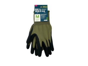 発泡ゴム背抜き手袋（モスグリーン、Ｍ） ダイソー(DAISO)