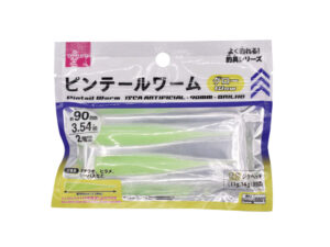 ピンテールワーム（グロー） ダイソー(DAISO)
