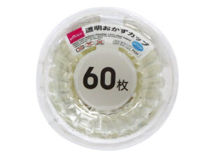 おかずカップ（クリア、６０枚） ダイソー(DAISO)