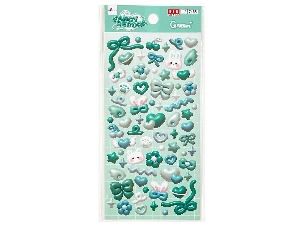 シール（ファンシーデコラ、グリーン） ダイソー(DAISO)
