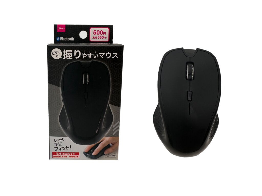 左右対称Ｂｌｕｅｔｏｏｔｈマウス（５ボタン） ダイソー(DAISO)