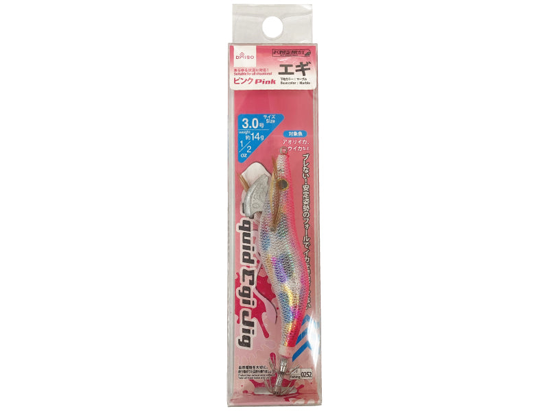 エギ（３．０号、ピンク） ダイソー(DAISO)