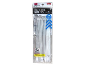 結束バンド（白、３０本） ダイソー(DAISO)