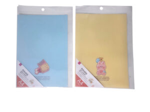 ３ポケットホルダー（韓国スタイルラビットオンニ、Ａ４） ダイソー(DAISO)