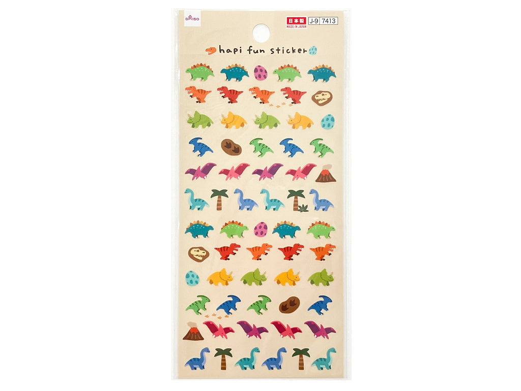 シール（ハピファン、恐竜） ダイソー(DAISO)