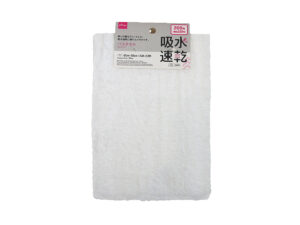 バスタオル（吸水速乾、ホワイト） ダイソー(DAISO)