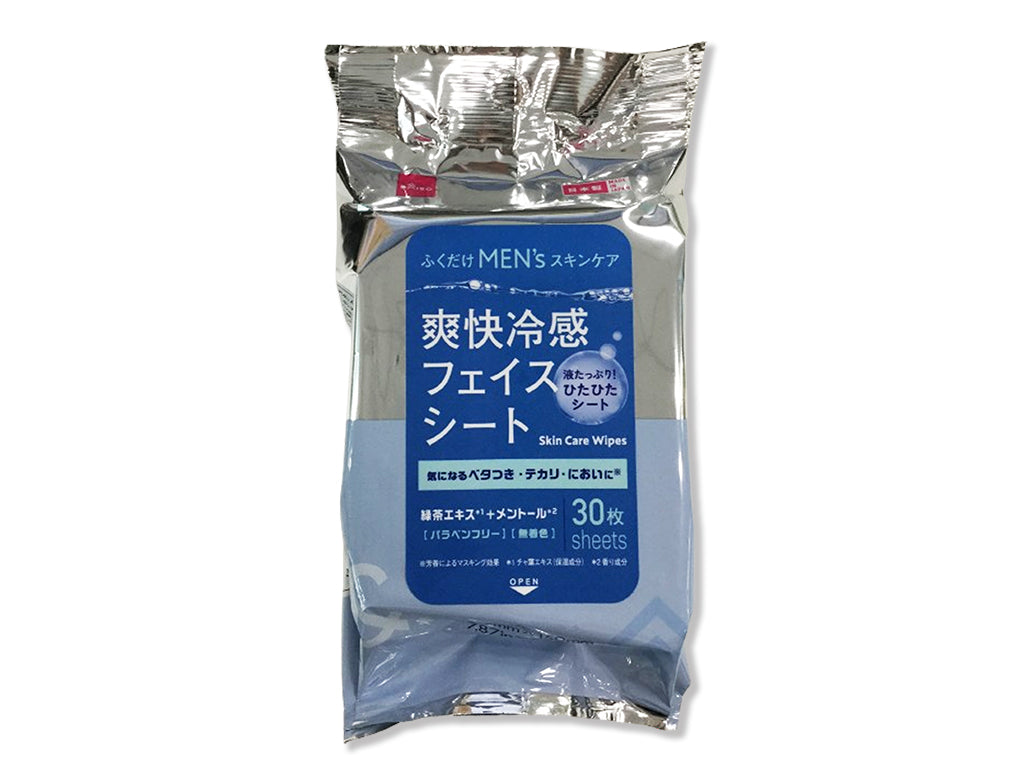 ＆．メンズフェイスシート（冷感、３０枚） ダイソー(DAISO)