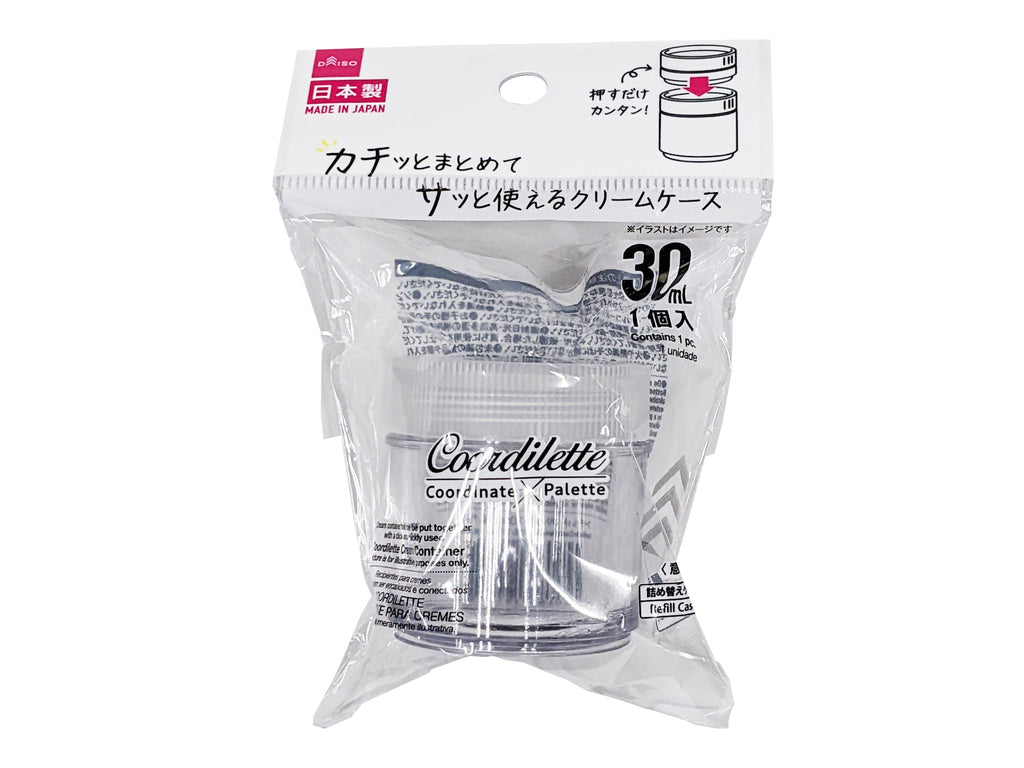 コーディレット クリームケース（１個、クリア） ダイソー(DAISO)