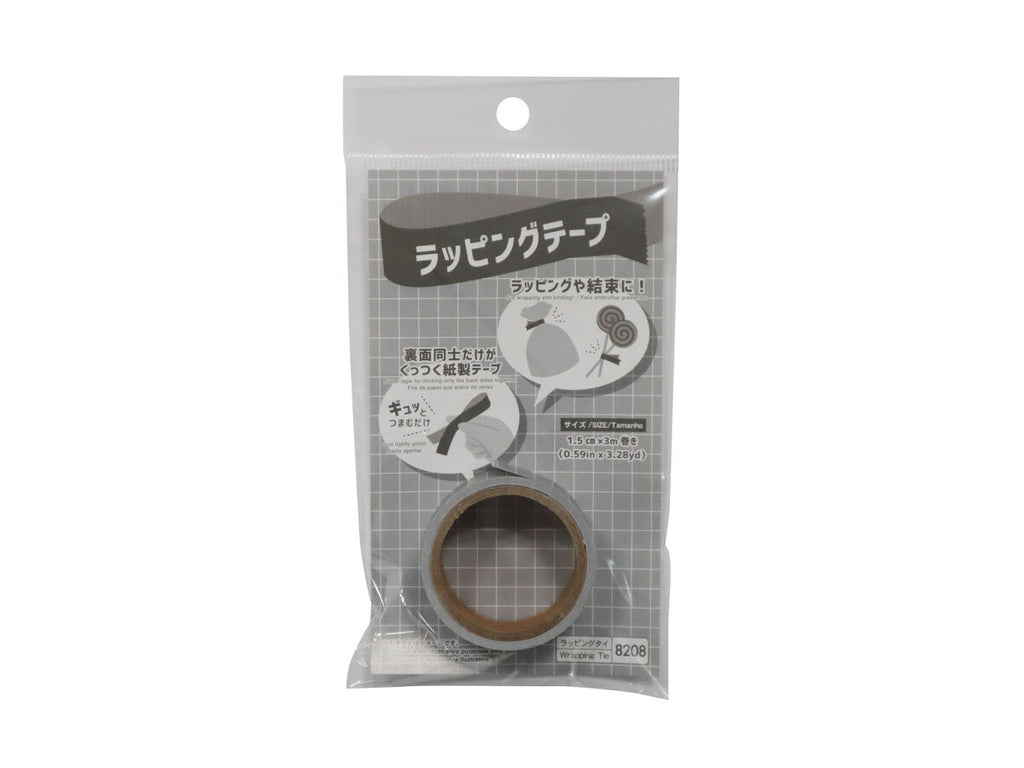 ラッピングテープ（グレーチェック） ダイソー(DAISO)