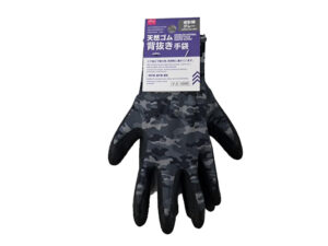 天然ゴム背抜き手袋（迷彩柄、グレー） ダイソー(DAISO)