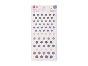 わたしの推し活ＤＯＴステッカー（ブラック） ダイソー(DAISO)